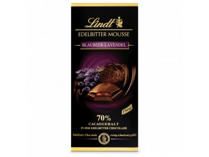 Lindt Edelbitter Mousse Blaubeer Lavendel, 150g