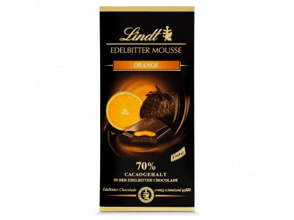 Lindt Edelbitter Mousse Orange, 150g