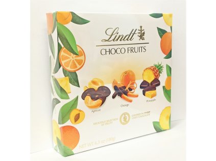 LINDT CHOCO FRUIT - Máčené ovoce 180g (bonboniéra ) NOVINKA