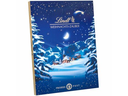 adventni kalendar modra zimni krajina