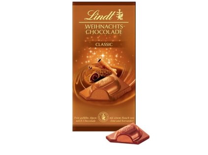 VÁNOCE Lindt Čokoláda klasik 100g