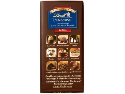 LINDT L´UNIVERSEL 200g (čokoláda hořká na vaření)