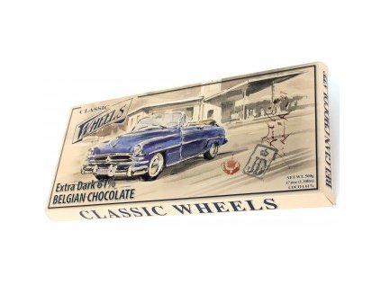 Retro extra hořká čokoláda Classic Wheels 400g