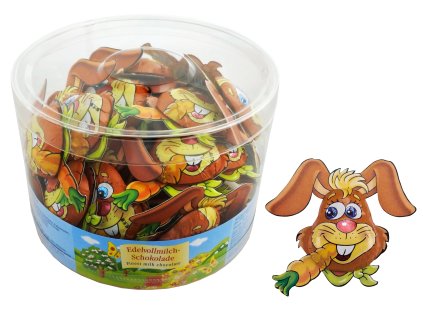 STORZ Čokoládový zajíček - dóza (ZAJDA) 437,5 g 35 ks (kód 30035)