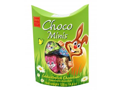 STORZ Čokoládové mini zajíčci (krabička) 125 g 20 ks