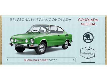 Škoda 110 R Coupé, typ 718 mléčná čokoláda 100 g