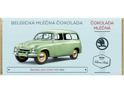 Škoda 1201 STW, typ 980 mléčná čokoláda 100 g