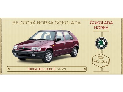 Škoda Felicia GLXi, typ 791 hořká čokoláda 100 g