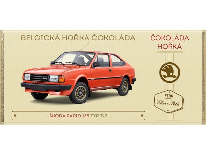 Škoda Rapid 135, typ 747 hořká čokoláda 100 g