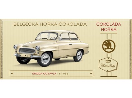 Škoda Octavia, typ 985 (1961) hořká čokoláda 100 g