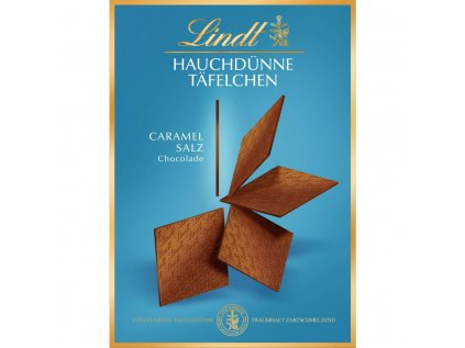 Lindt Thins mléčná čokoláda s karamelem a solí 125g (plátky - čokoláda)