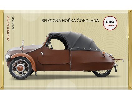 CHOCO POLA - Velorex 16/350 HADRÁK retro čokoláda 1000g (hořká) kód:99 - 002