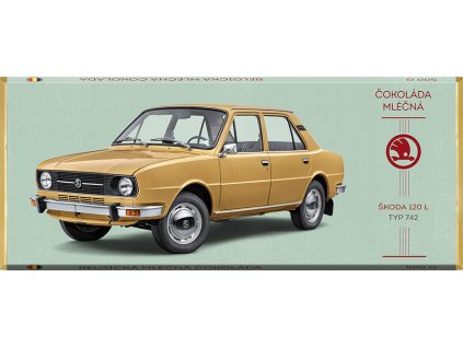 CHOCO POLA - Škoda 120 L  typ 742 retro čokoláda 500g (mléčná)  kód: 94-010