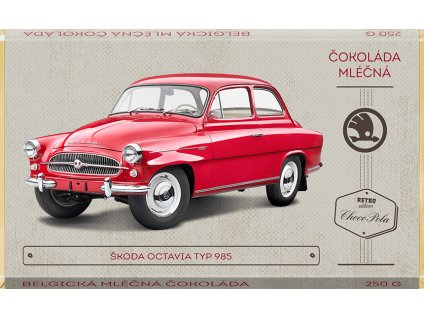 CHOCO POLA - Škoda Octavia, typ 985 kód: 92-003 (mléčná čokoláda) 250g