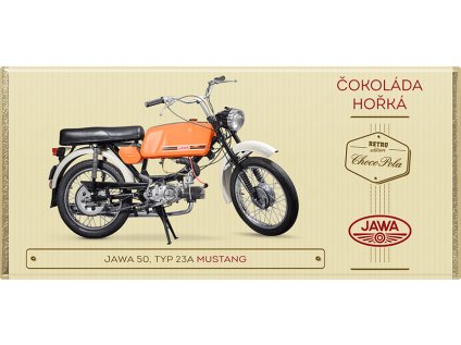 CHOCO POLA - JAWA 50, typ 23A MUSTANG - hořká čokoláda 100g  kód: 91-048