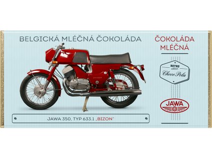 CHOCO POLA  - JAWA 350, typ 633.1 Bizon - mléčná čokoláda 100g  kód: 90-045