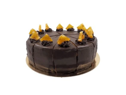 dort pomeranč v čokoládě