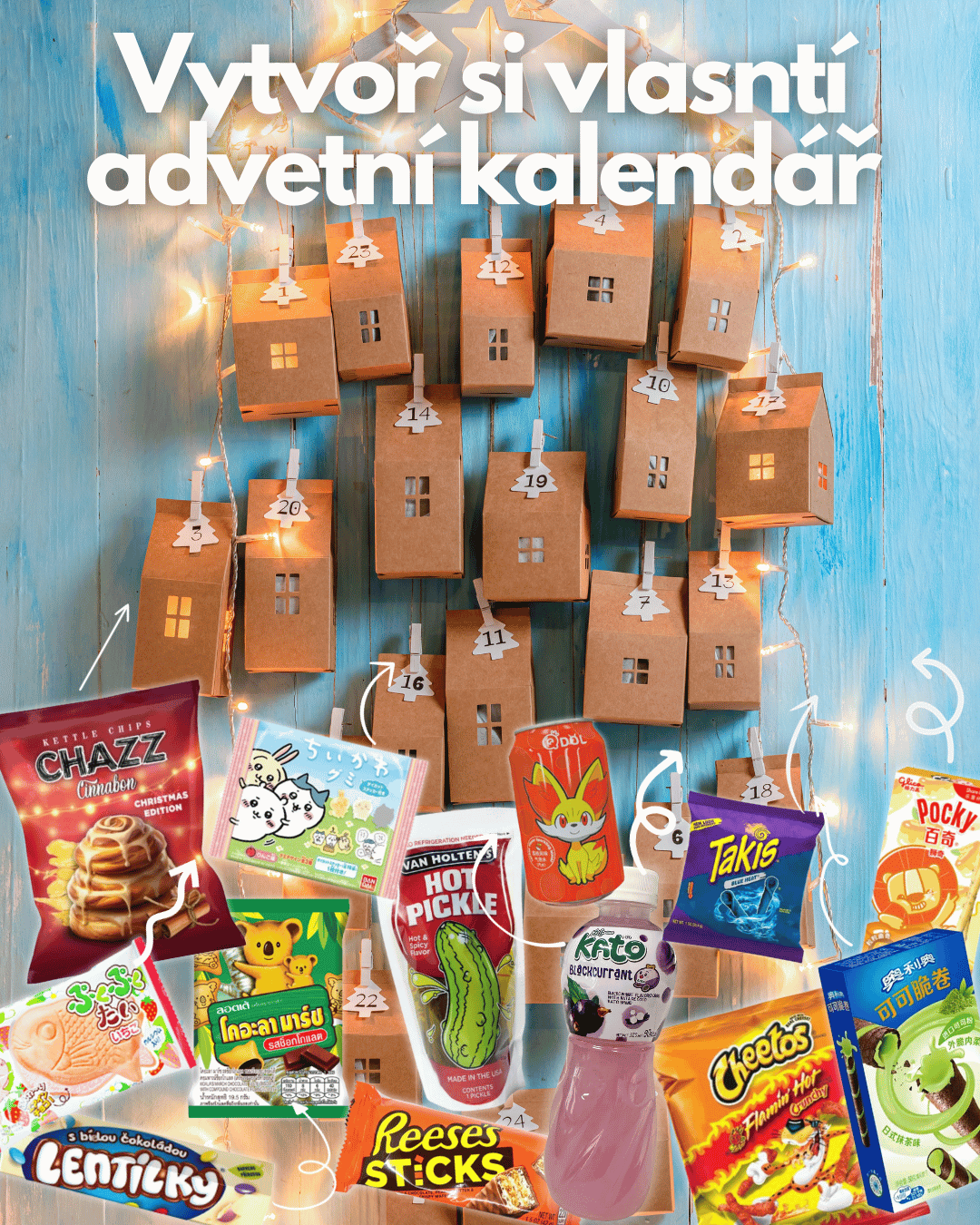 Vytvoř si Vlastní Adventní Kalendář Plný Dobrot