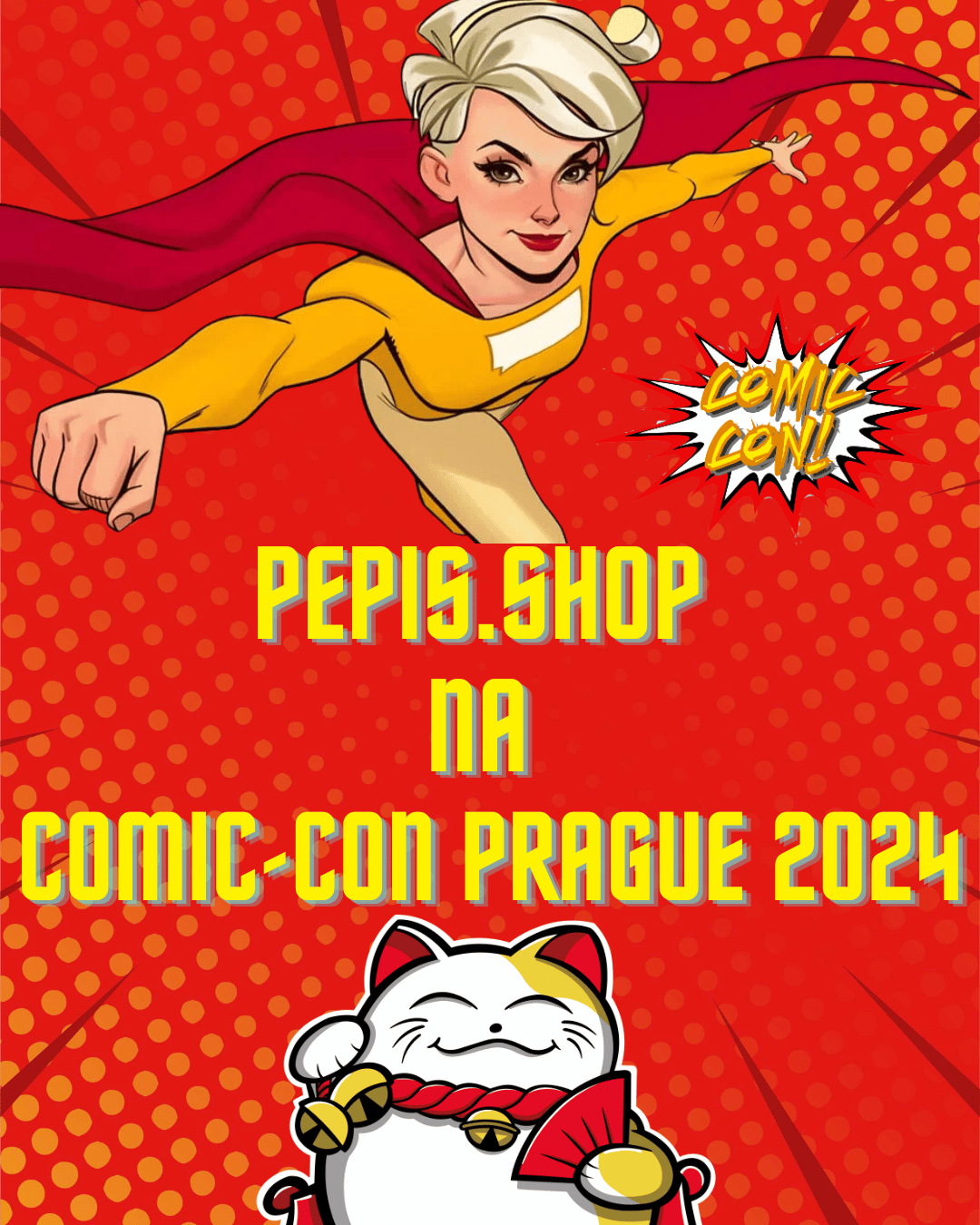 Pepis.shop na Comic Con-u Prague 2024?!?