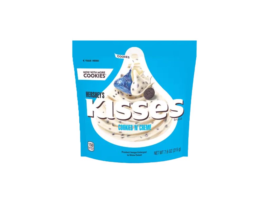 12062 2 hershey s kisses cookies n creme 283g usa