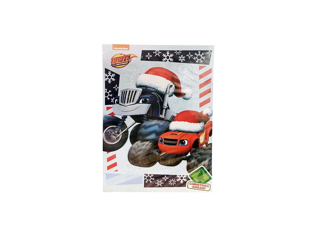 Nickelodeon Blaze Adventní Kalendář 75g EU Americké, Asijské