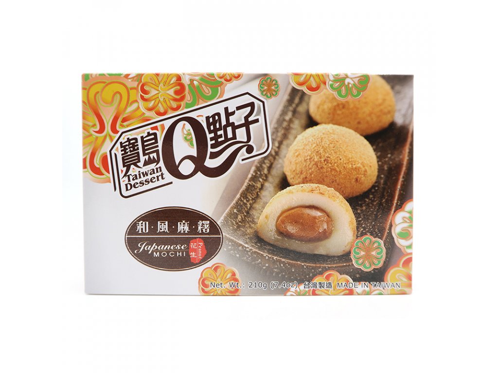 Mochi rýžové koláčky He Fong arašídy - PEPIS.SHOP