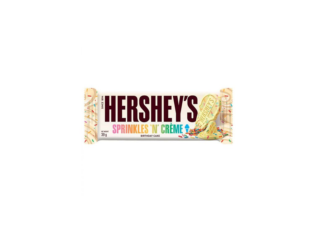 Hershey s Sprinkles n Creme Birthday Cake Chocolate 39g USA