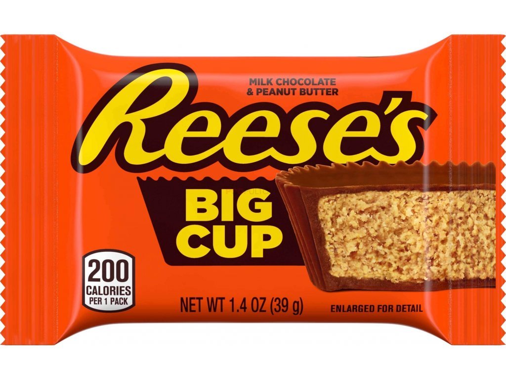 Reese's Big Cup Peanut Butter 39g USA - Americké, Asijské, Evropské  sladkosti