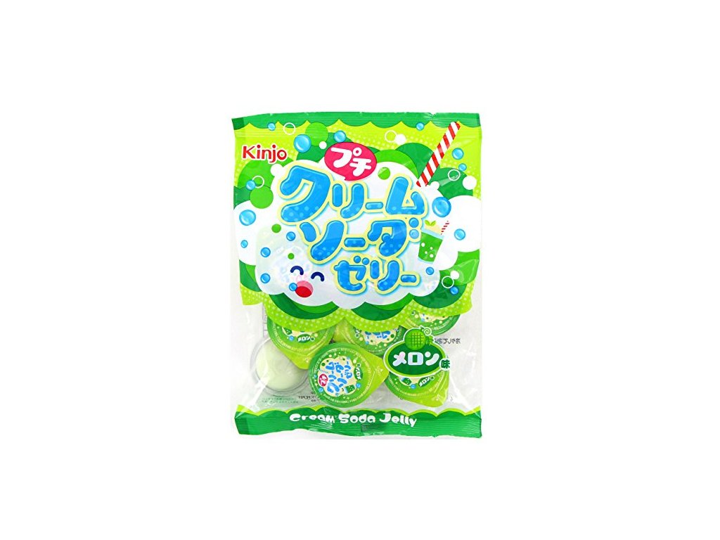 Kinjo Petit Melon Jelly Cream Soda Balení (9x16g) 144g JAP