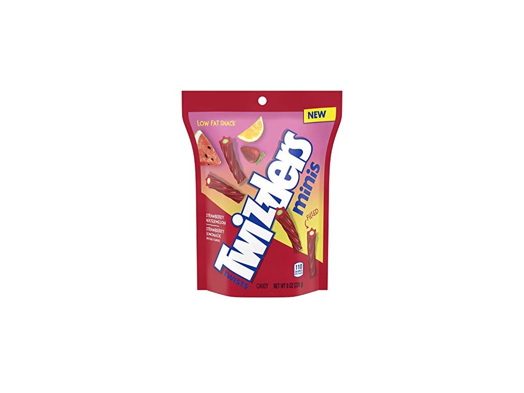Twizzlers Strawberry Watermelon Filled Mini Twists 226g USA Americké