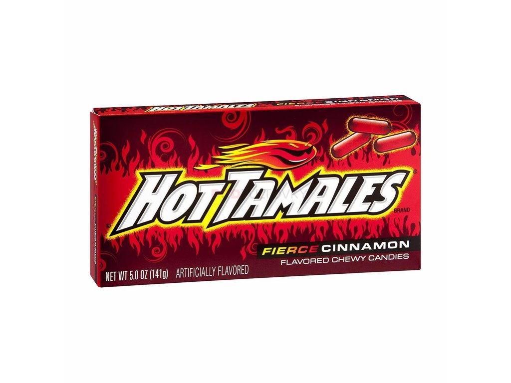vyr 3357 hot tamales fierce cinnamon flavored chewy candies 141g