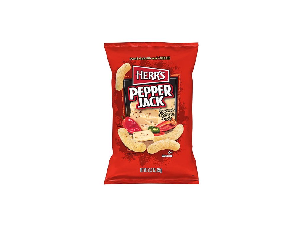 Herr's Pepper Jack Cheese Curls 156g USA