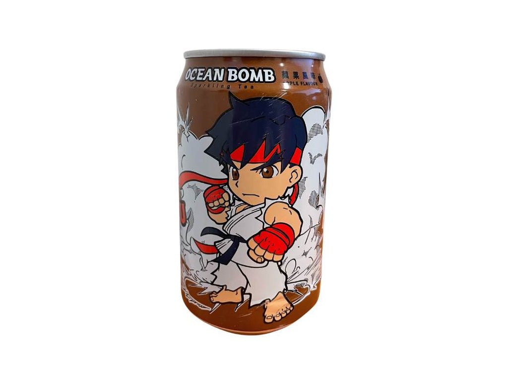 Ocean Bomb Street Fighter Ryu Limonáda Jablko 330ml TWN