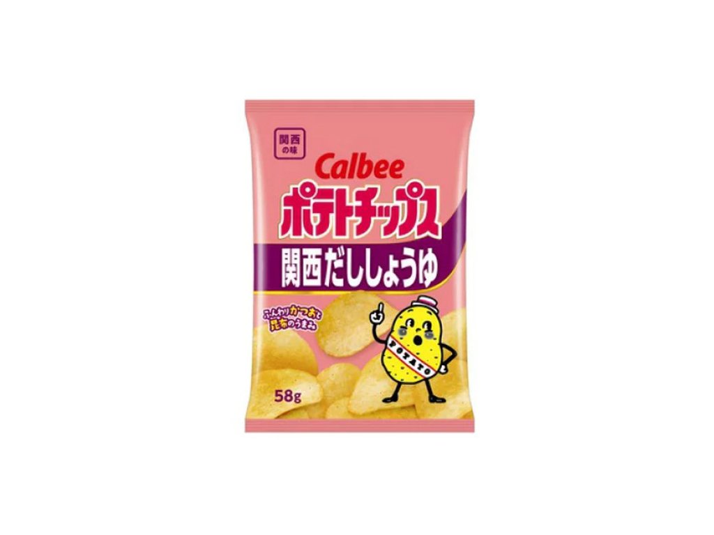 Calbee Potato Chips Kansai Dashi Shoyu 58g JAP