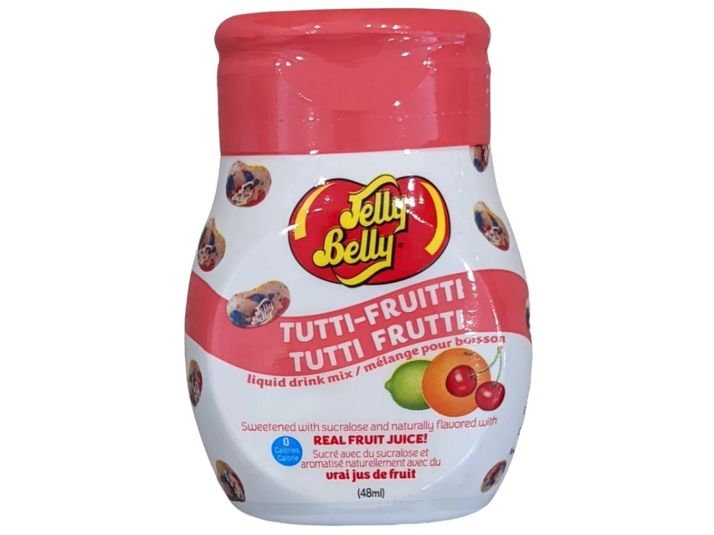 Jelly Belly Liquid Water Enhancer Sirup do Vody s Příchutí Tutti Frutti 48ml USA
