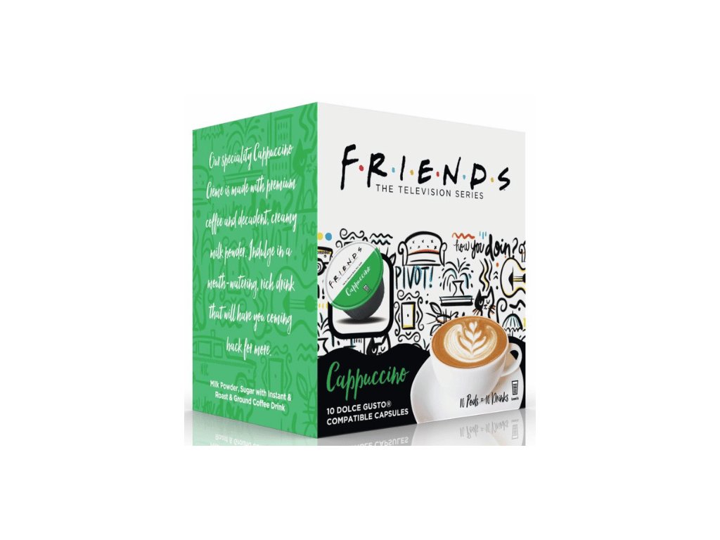 Cafféluxe Dolce Gusto FRIENDS Cappuccino Balení 100g (10x10g) IT
