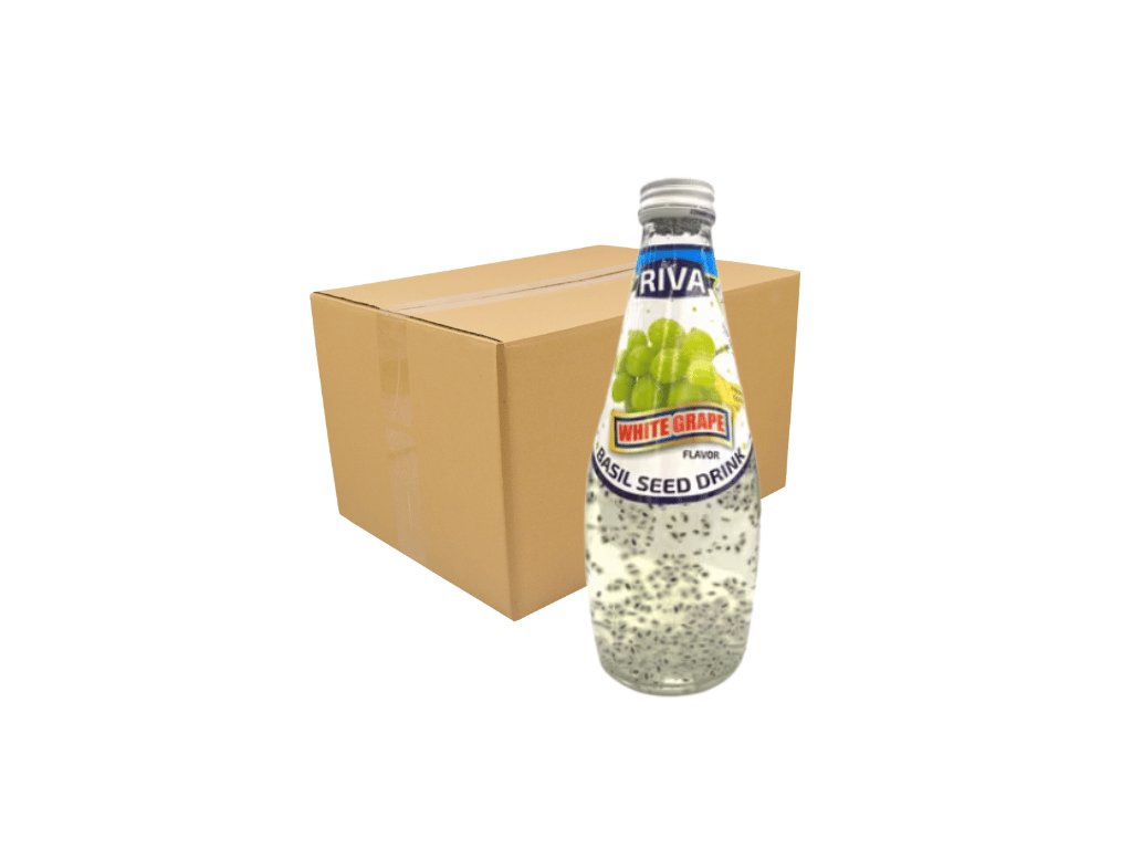 Riva Basil Seed Drink White Grape Carton 24x290ml THA