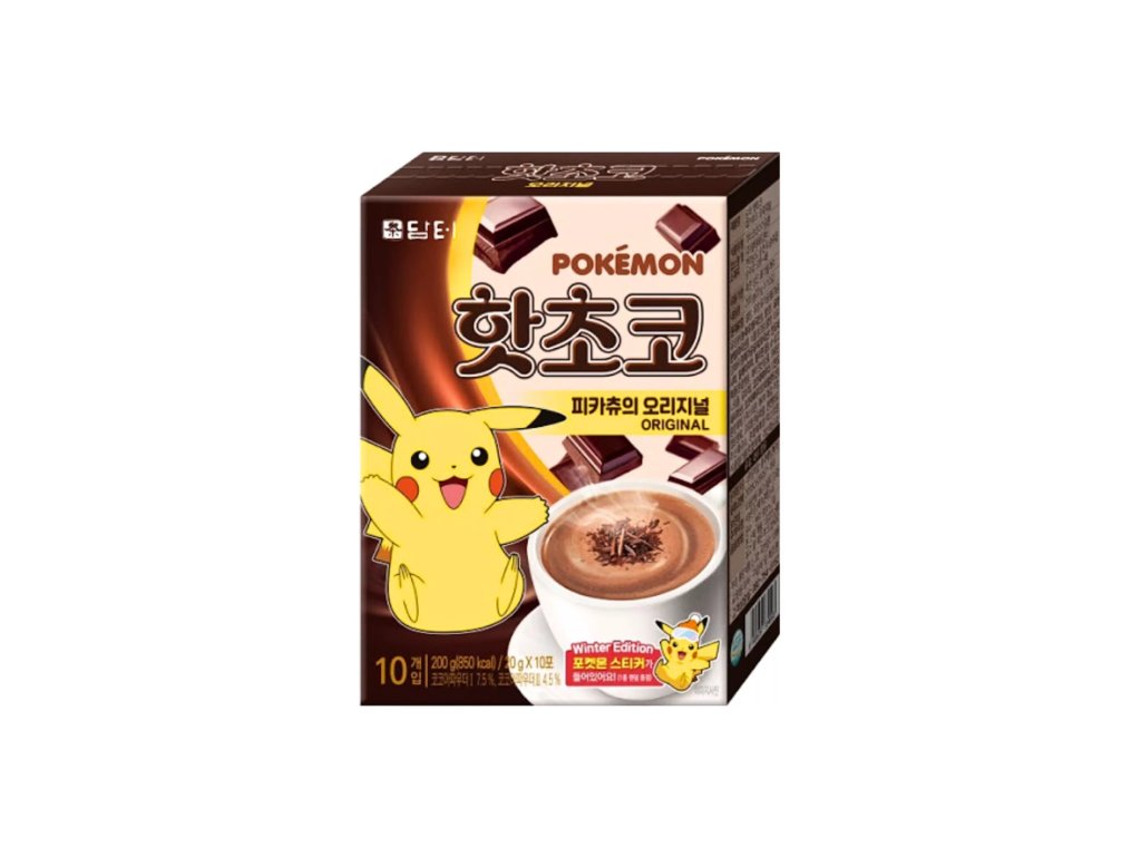 Pikachu Hot Chocolate Balení (10x20g) 200g KOR

