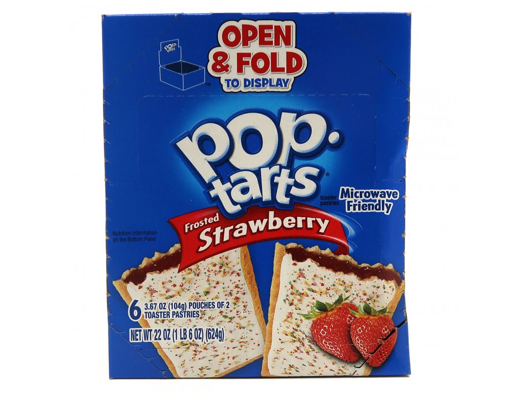 Pop Tarts Frosted Strawberry Maxi Balení 576g USA