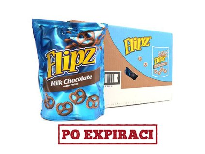 Flipz Milk Chocolate Pretzels Balení (6x90g) UK