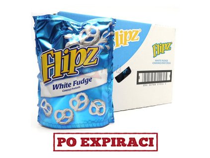 Flipz White Fudge Pretzels Balení (6x90g) UK