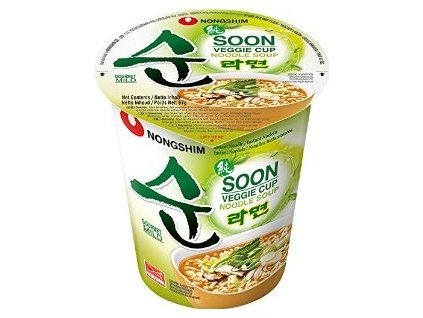 Soon Veggie Ramen Zeleninový v Kelímku 67g KOR