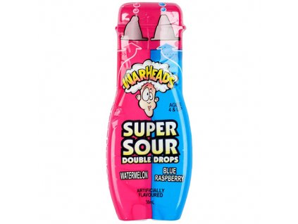 Warheads Super Sour Double Drops Watermelon Blue Rasberry 30ml CHN