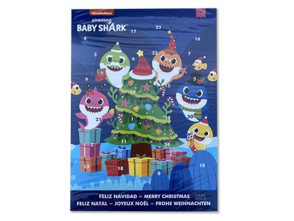 Nickelodeon Adventní Kalendář Pinkfong Baby Shark 65g EU