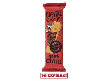 Capital Crisps Bangkok Bramborové Lupínky Hot Chilli 75g UK