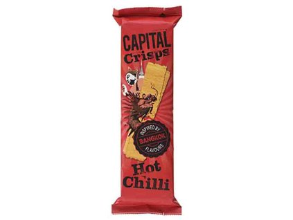 Capital Crisps Bramborové Lupínky Hot Chilli 75g UK