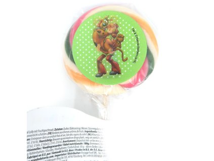 Scooby Doo Lízátko s 3D Samolepkou 30g EU