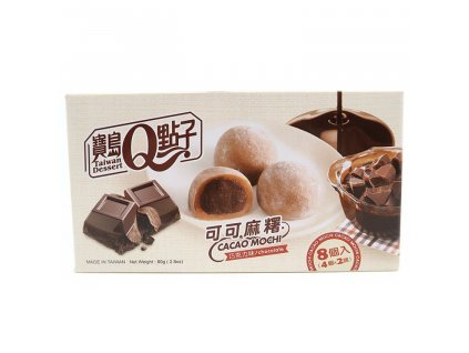 Q Brand Mochi Rýžové Koláčky Kakao Čokoláda 80g TWN