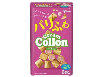 Glico Cream Collon Strawberry 6 Pack 81g JAP