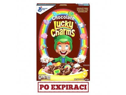 Lucky Charms Chocolate Snídaňové Cereálie 311g USA